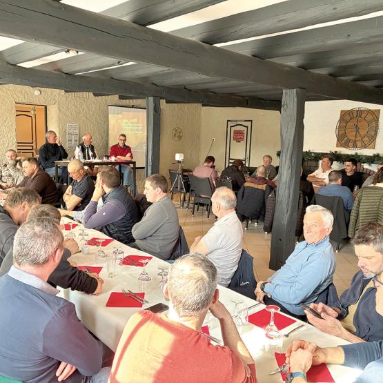 L’assemblée générale de la section Grand Est de l’Herd-Book Limousin s’est tenue le mardi 24 mars au restaurant le Bœuf et la Grenouille à Vigy. Photo Pierre Divoux