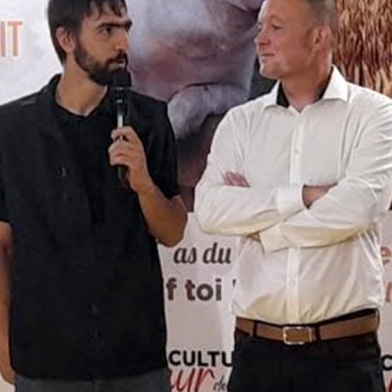 Xavier Bailly (président Ja Grand Est) et Fabrice Couturier (président Frsea Grand Est) dénoncent une saillie qui ignore la réalité des métiers de l’agriculture et les motivations des professionnels qui y œuvrent au quotidien.  Photo DR