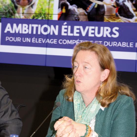 Béatrice Moreau, vice-présidente déléguée à l’Agriculture, évalue l’accompagnement de projet par la Région «entre 150 et 200 millions». Photo Pierre Divoux