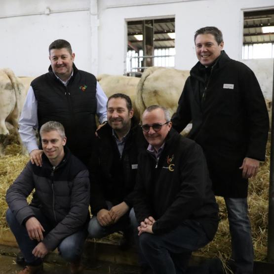 Les responsables de CLOE et de Charal Metz, main dans la main pour mettre en avant le savoir-faire des éleveurs de la région et promouvoir le Label Rouge. Photo : H.Flamant