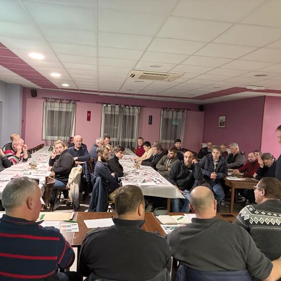 Le droit de destruction a été présenté aux adhérents désireux de mieux protéger leurs récoltes,         là où les titulaires de droit de chasse s’avèrent défaillants. Photo Pierre Divoux