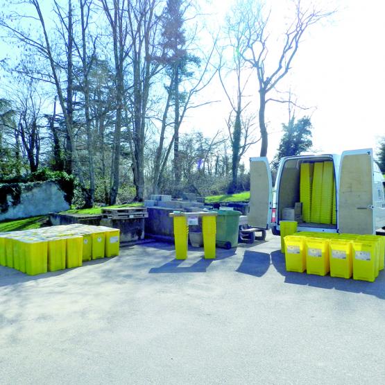 Les éleveurs sont invités à déposer leurs fûts à Dasri dans l’un des points de collecte. Photo DR
