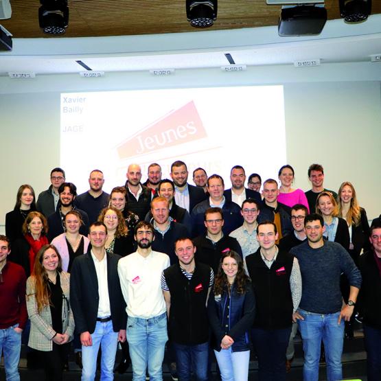 Retrouvailles des Jeunes Agriculteurs Grand Est à Metz. Photo Louise Colin