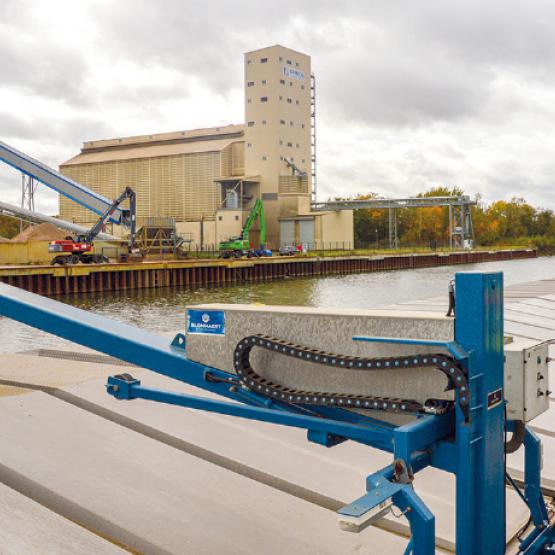 Ports de Lorraine Sas se voit confier l’ensemble du développement et  de l’aménagement du foncier logistique de Vnf sur la Moselle canalisée. Photo DR