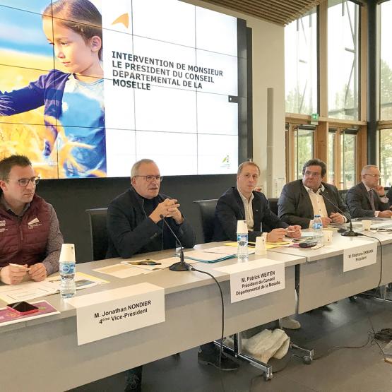 Le président du Conseil départemental indique le soutien de la collectivité à l’évènement Terres de Jim 2026, qui sera le fil conducteur de sa communication sur la prochaine année. Photo CEC