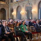 Près de 200 participants de tout le Grand Est ont fait le déplacement pour l’assemblée générale de la toute jeune association des Agriculteurs Méthaniseurs du Grand Est. Photo : H.Flamant.