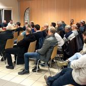 Un moment d’échanges apprécié, chaque année, par les adhérents du syndicat majoritaire. Photo DR