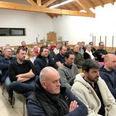 À Sarrebourg, les adhérents se refusent à la distorsion de concurrence entre les états membres de l’Ue par la possibilité de cofinancement de la Pac. Photo CEC