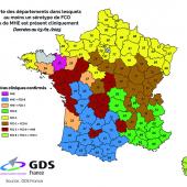 Situation épidémiologique inédite en France métropolitaine : co-circulation de 2 sérotypes de FCO et d’1 sérotype de MHE