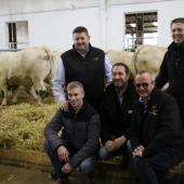 Les responsables de CLOE et de Charal Metz, main dans la main pour mettre en avant le savoir-faire des éleveurs de la région et promouvoir le Label Rouge. Photo : H.Flamant