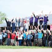 Le podium clôture une belle journée de concours. Photo lycée C-Chaussy