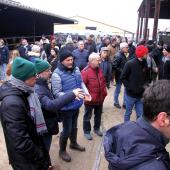 Dominique Bouché a présenté l’agriculture mosellane aux secrétaires généraux adjoints de la Fnsea et des Jeunes Agriculteurs. Photo Pierre Divoux