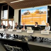 Stéphane Ermann a ouvert ses travaux à l’ensemble des organismes agricoles du département afin de pouvoir partager sur la conjoncture actuelle de l’agriculture mosellane. Photo Yannick Derhille