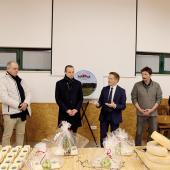 Les producteurs laitiers de Moselle Sud et Unicoolait sont venus partager avec leurs partenaires le renouveau de la transformation laitière à Sarrebourg. Photo Cédric Coillot