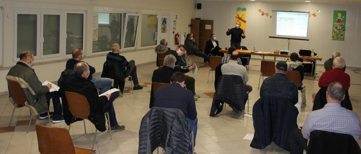 Assemblée cantonale de Bouzonville, le 11 janvier, à Vaudreching. Photo Pierre DIVOUX