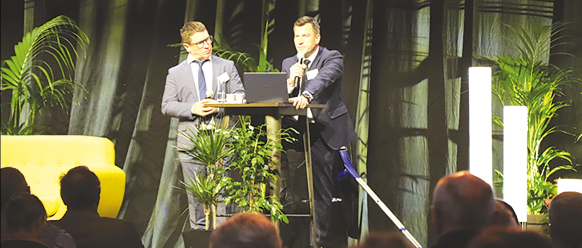 Bruno Didier et Arnaud De Maret ont dressé le bilan de l’année 2025, avant de dresser leur feuille de route pour 2026. © Photo DR