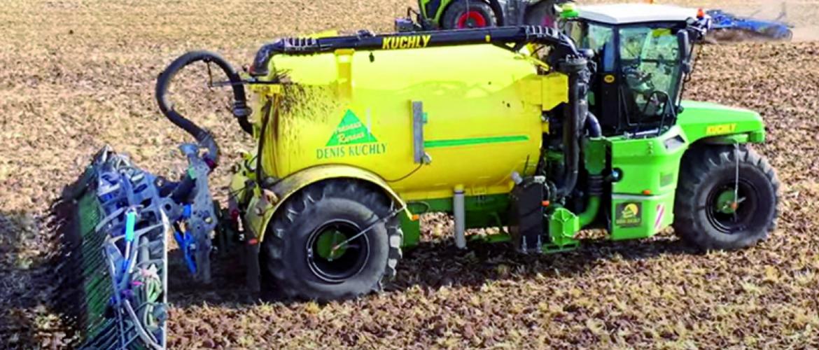 La Fdsea et les Jeunes Agriculteurs ont obtenu une nouvelle dérogation permettant les épandages d’effluents de type I et II jusqu’au 15 décembre, sans contrainte administrative. (Photo Mathieu-agri 57)