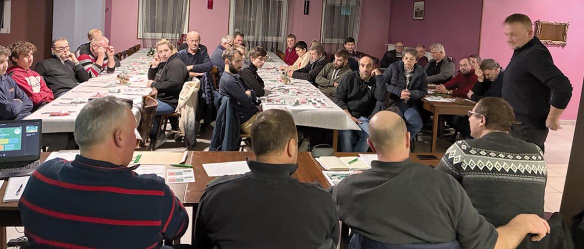 Le droit de destruction a été présenté aux adhérents désireux de mieux protéger leurs récoltes,         là où les titulaires de droit de chasse s’avèrent défaillants. Photo Pierre Divoux