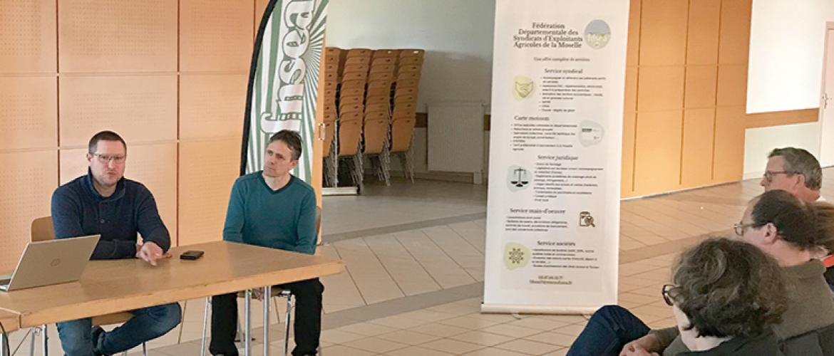 Le responsable Emploi de la Fdsea de la Moselle affiche sa volonté de renforcer l’accompagnement des agriculteurs employeurs de main-d’œuvre. Photo CCE