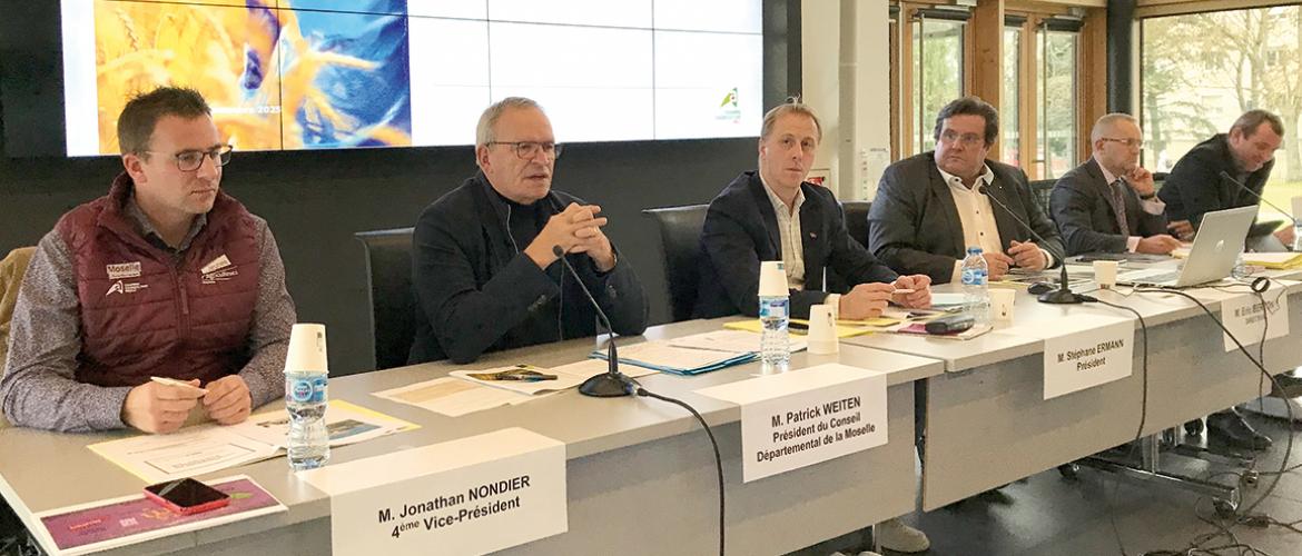 Le président du Conseil départemental indique le soutien de la collectivité à l’évènement Terres de Jim 2026, qui sera le fil conducteur de sa communication sur la prochaine année. Photo CEC